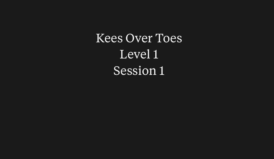 Knees Over Toes 1.1 post photo