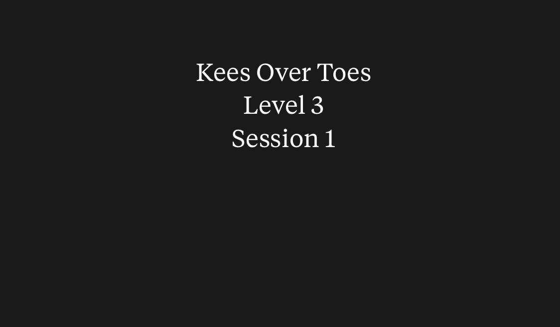 Knees Over Toes 3.1 post photo