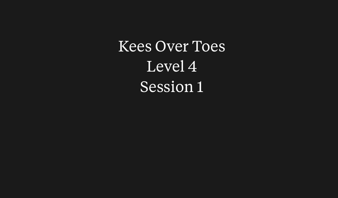 Knees Over Toes 4.1 post photo